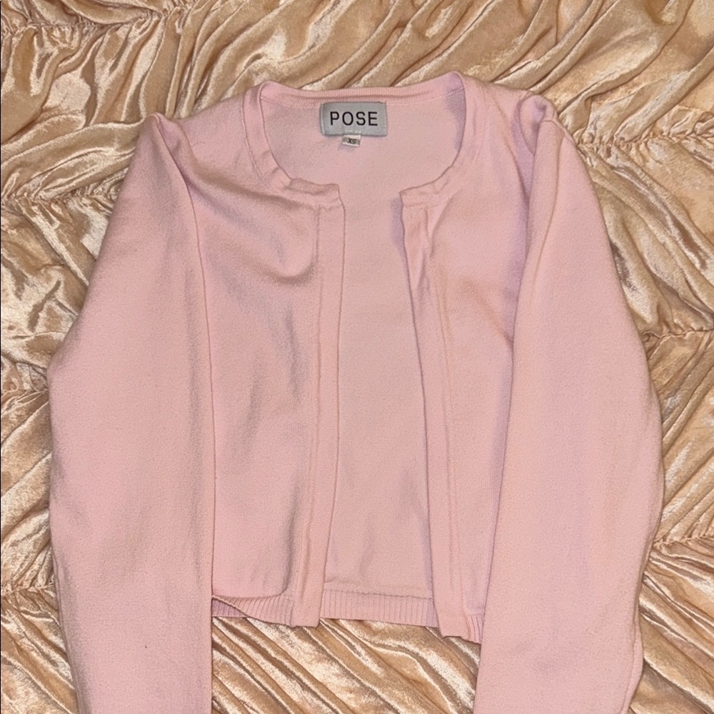 POSE Light Pink Cardigan XS